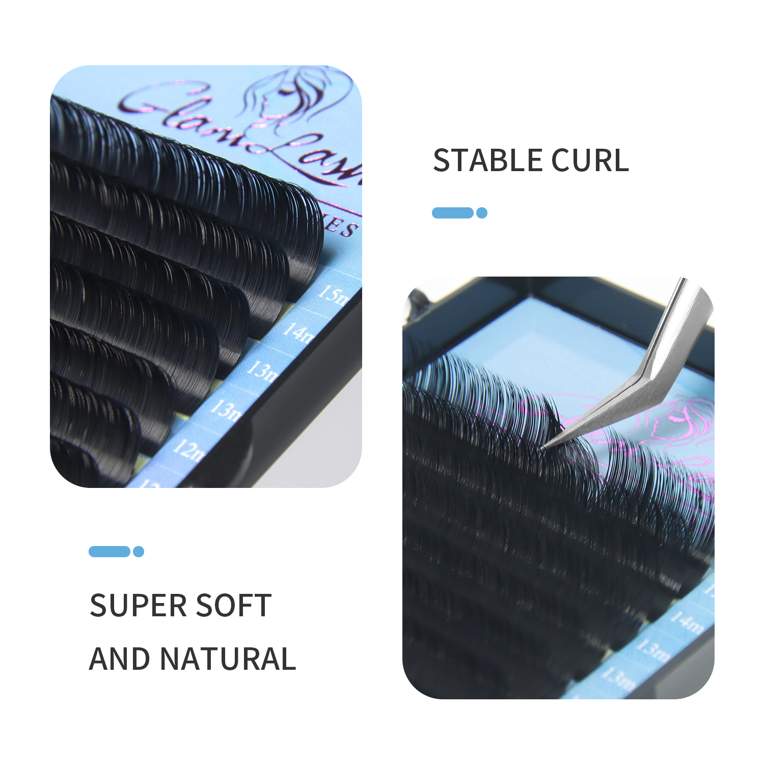 GLAMLASH Mix 7~15/15-20/20-25m - Eyelash Extension Wet Look avaliação e preço