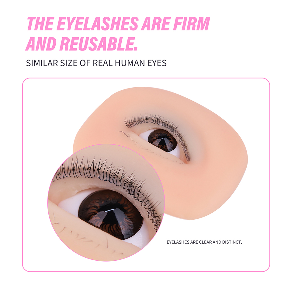 3 Layers Lashes Eyes Model Eye - Eyelash Extension Doll Eye avaliação e preço