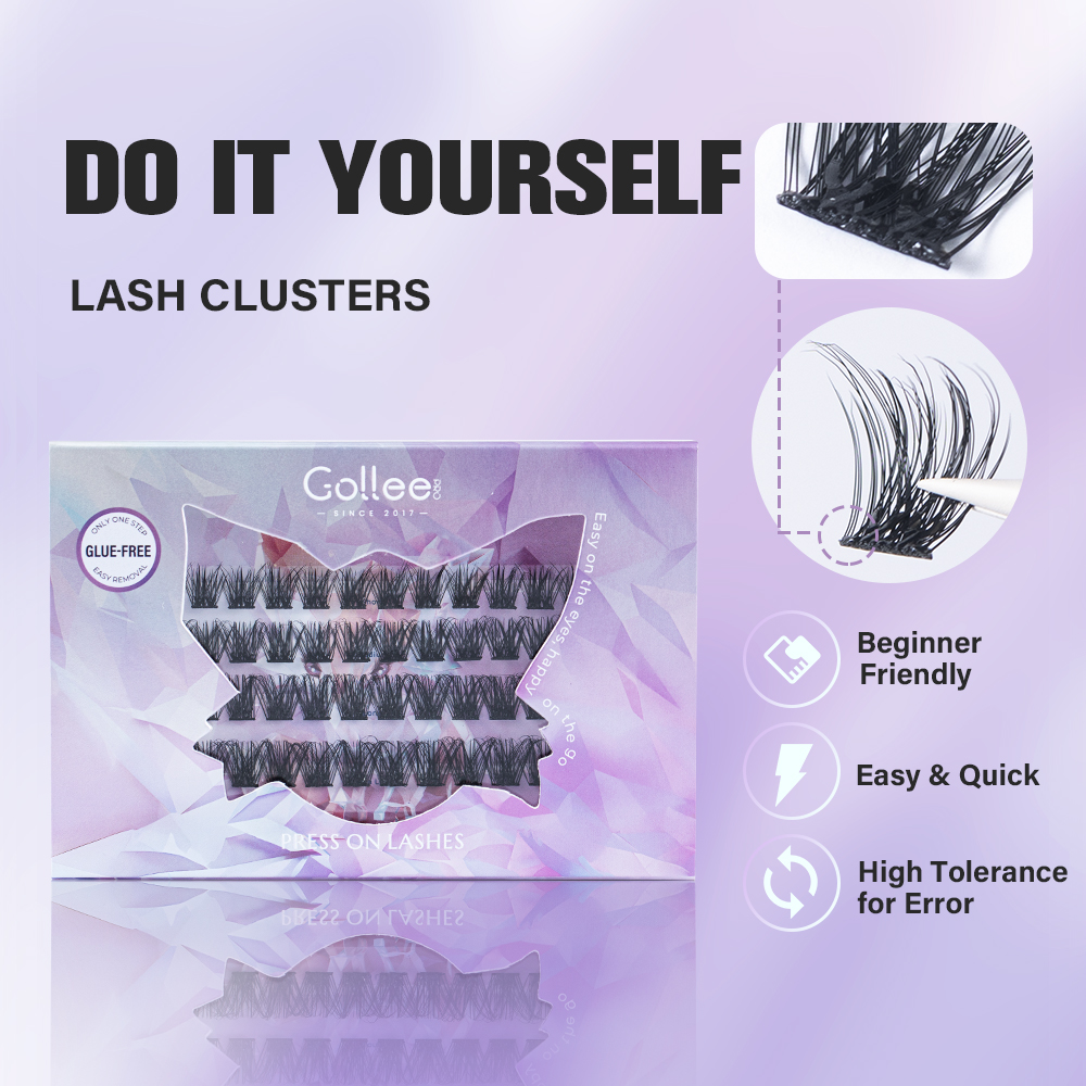 Gollee Self-Stick Eyelash Clus - Eyelash Extension No 10 avaliação e preço