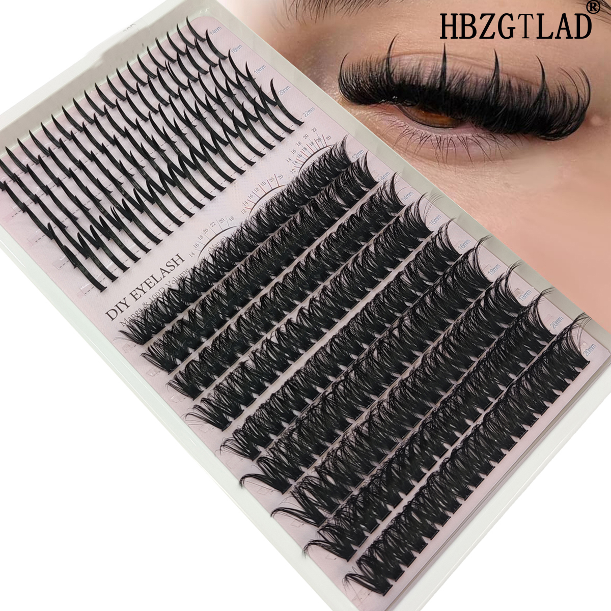 New 80D 100D eyelash group man - Eyelash Extension Doll Eye avaliação e preço