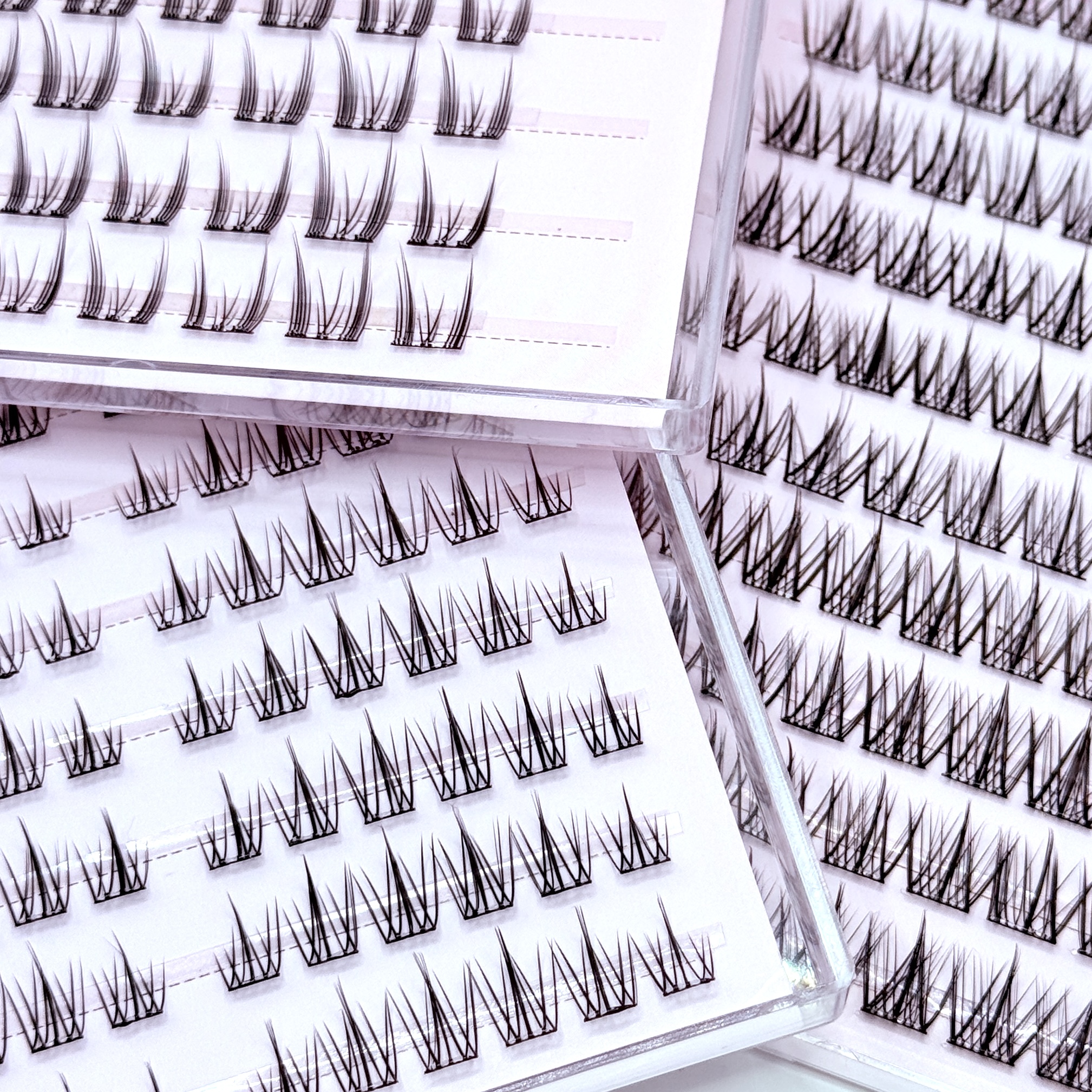 10-Rows  Self-Adhesive  Lightw - Eyelash Extension No 10 avaliação e preço