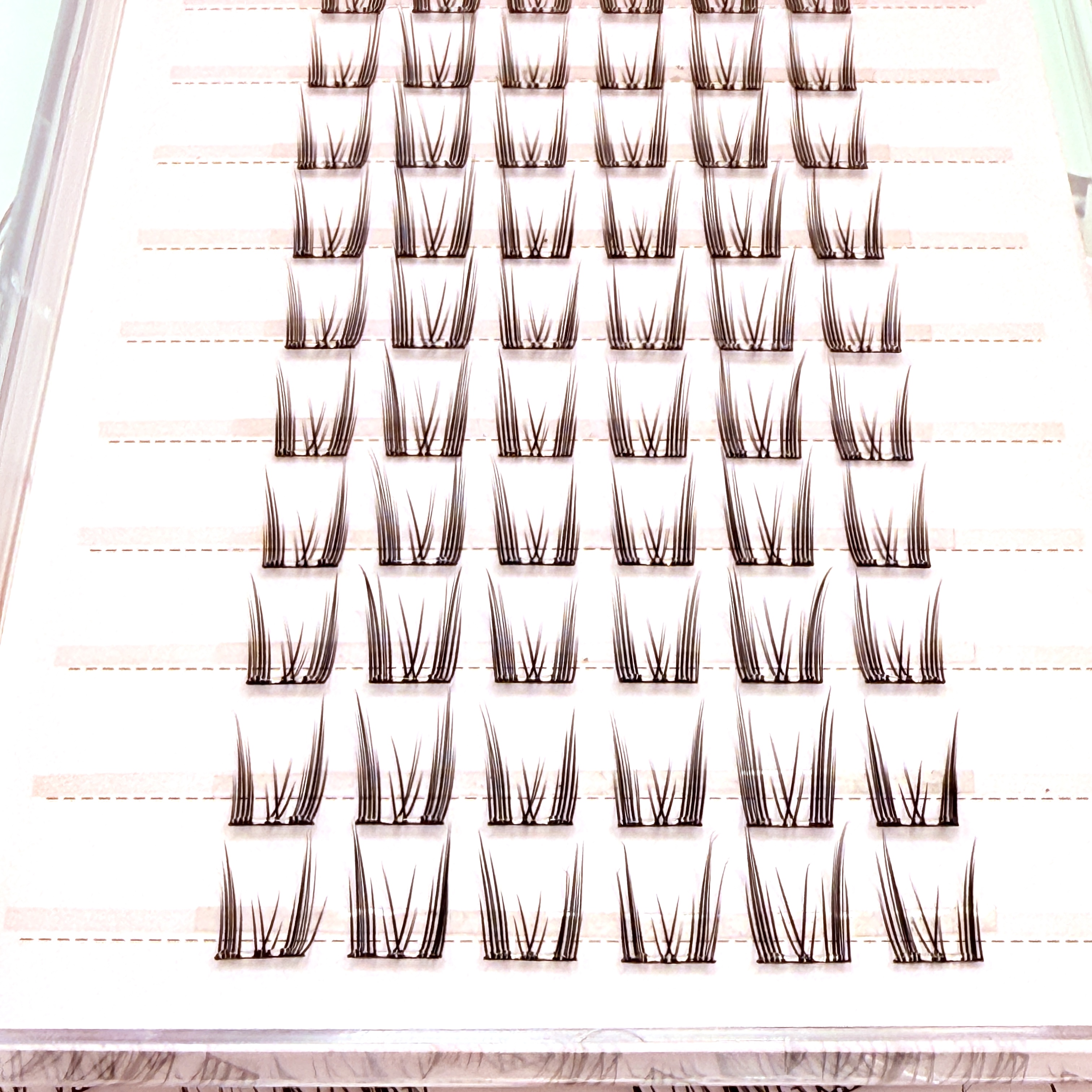 10-Rows  Self-Adhesive  Lightw - Eyelash Extension No 10 avaliação e preço