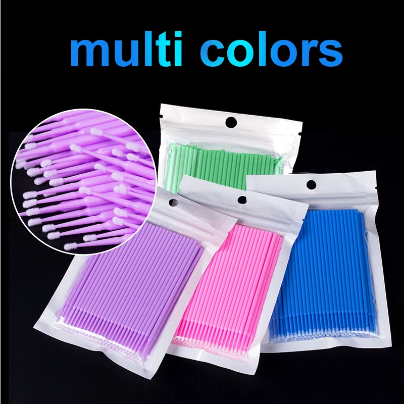 100Pcs Eyelash Cleaning Brush  - Eyelash Extension Removal avaliação e preço