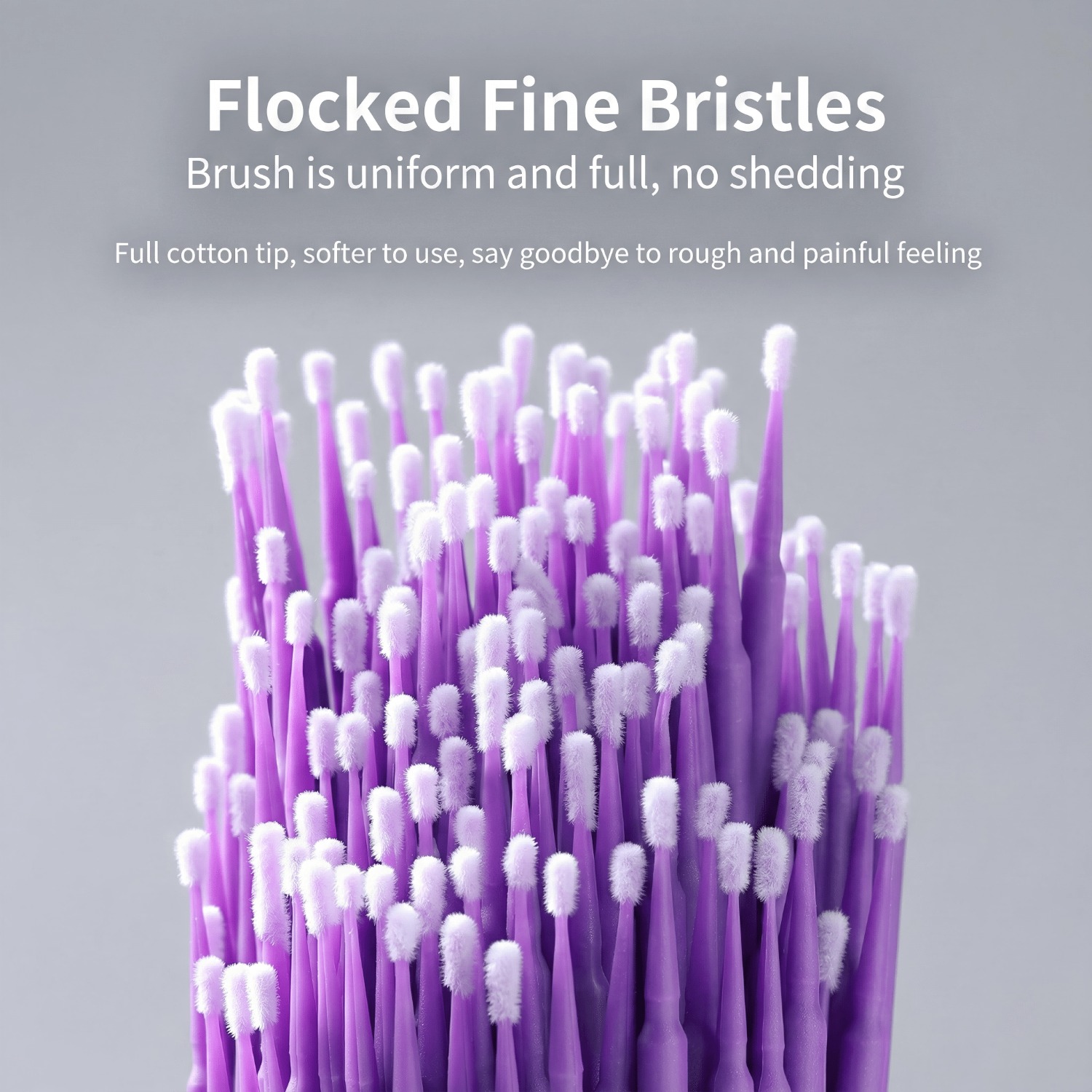 100Pcs Purple Micro Brushes Po - Eyelash Extension Removal avaliação e preço