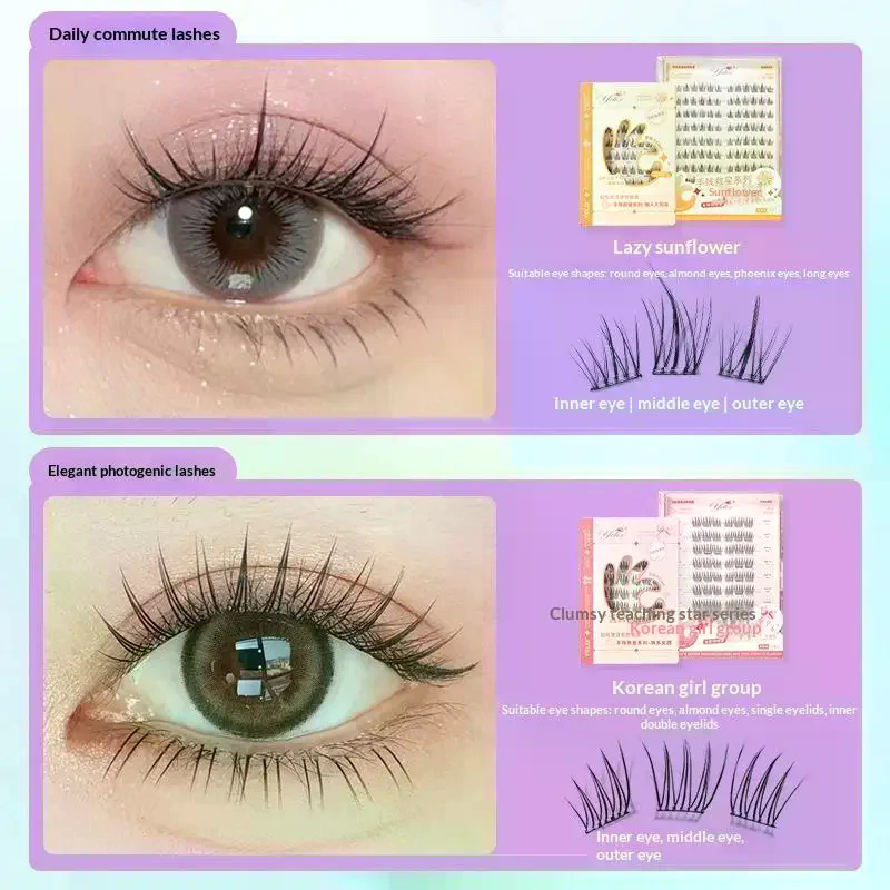 7 Rows Self-Adhesive Eyelashes - Eyelash Extension Individual avaliação e preço