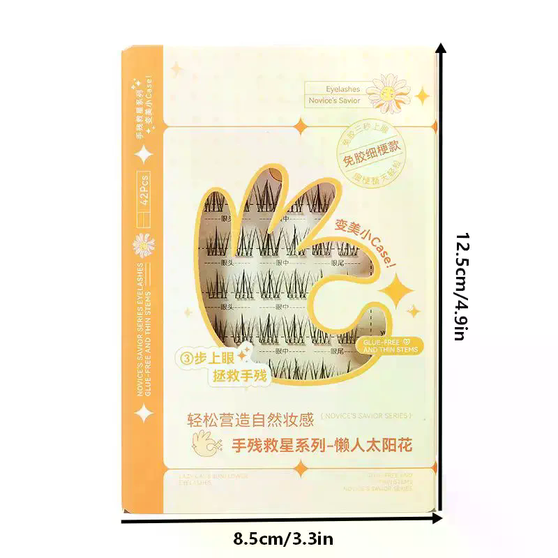 7 Rows Self-Adhesive Eyelashes - Eyelash Extension Individual avaliação e preço