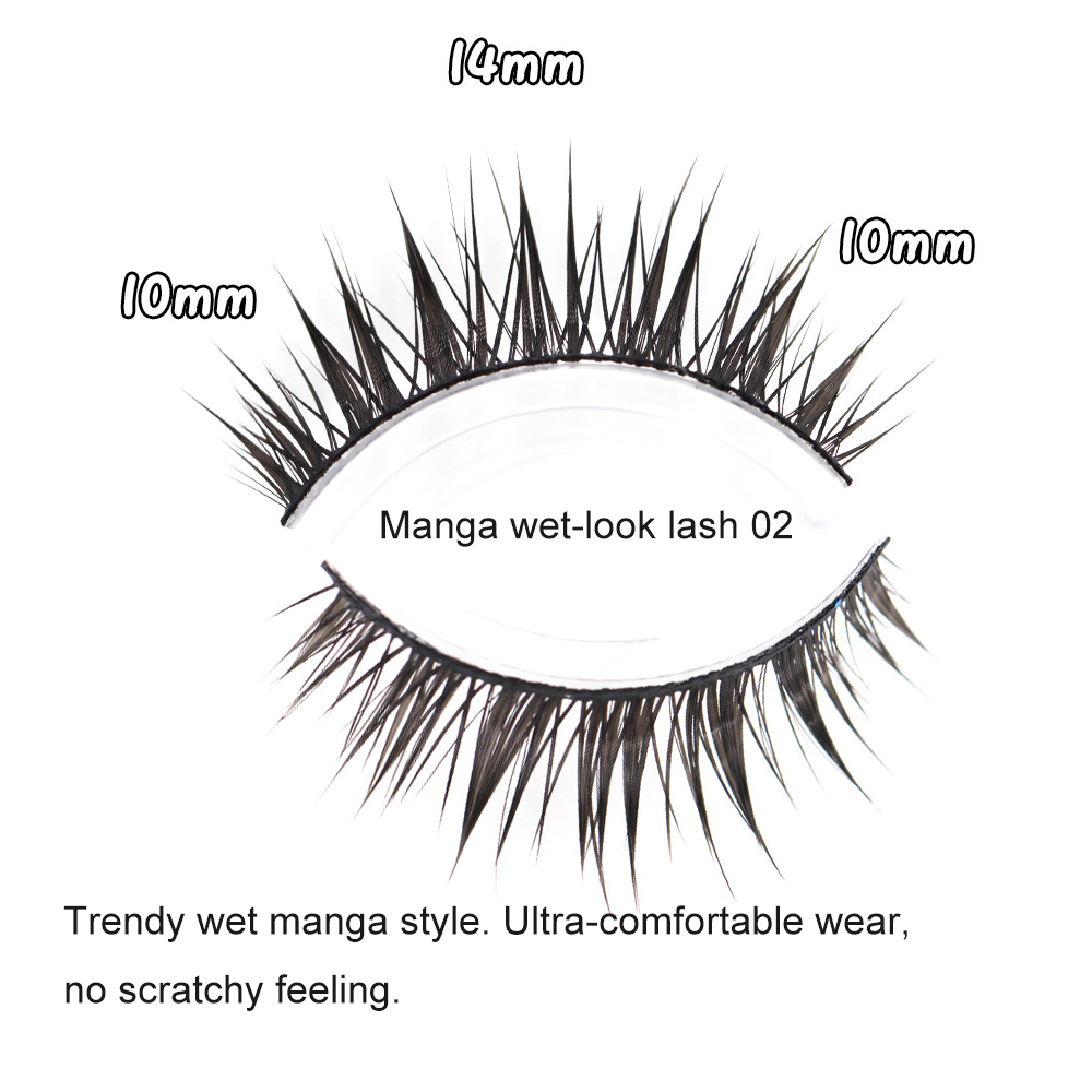 Manga Wet Look Lashes Black/Cl - Eyelash Extension Wet Look avaliação e preço