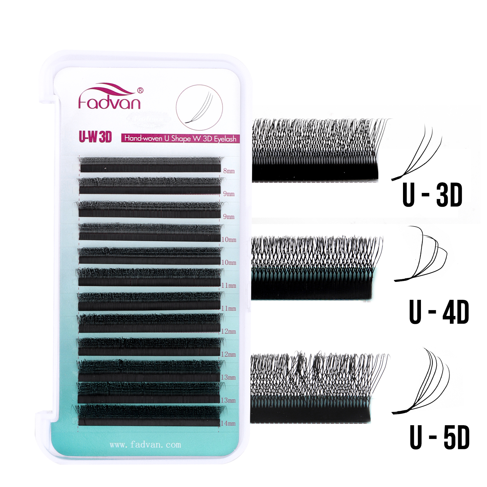 FADVAN U Shape 3DW Eyelash Ext - Eyelash Extension Hybrid avaliação e preço