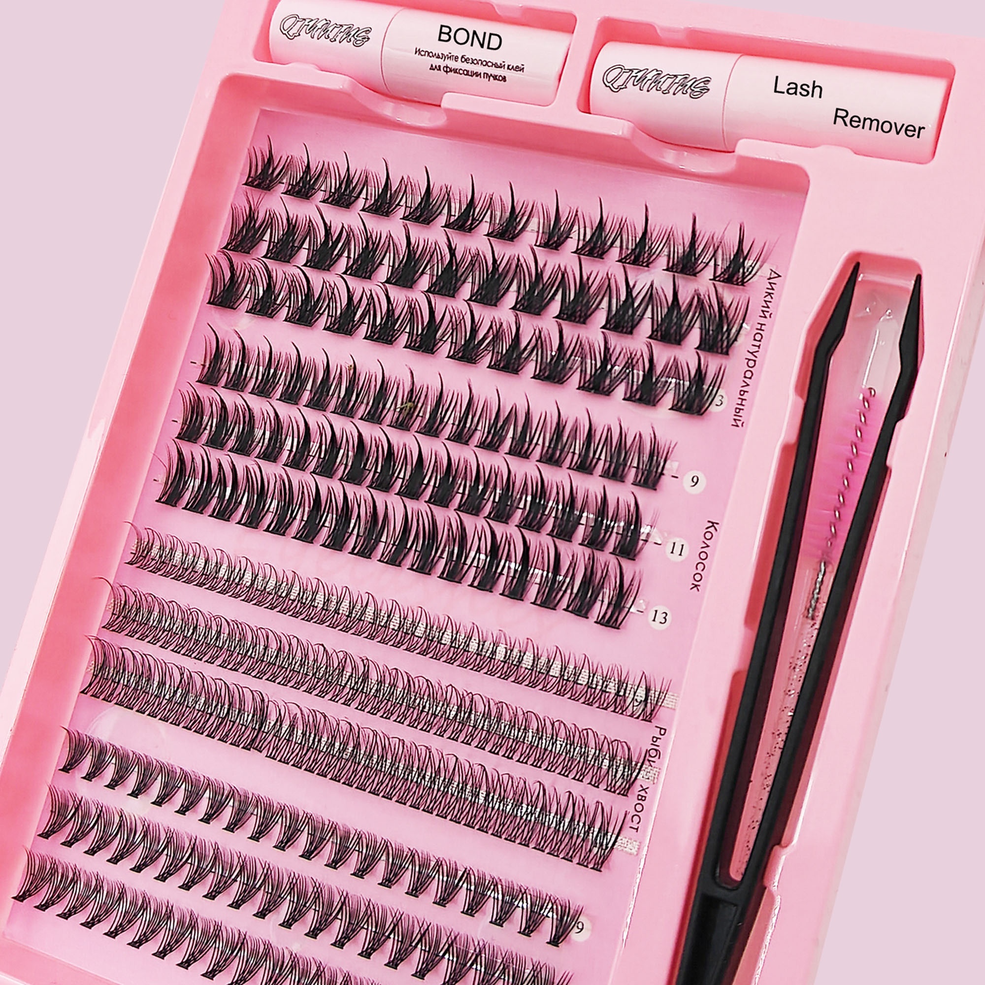 QIUNING Manga Lash Clusters Ki - Eyelash Extension Wet Look avaliação e preço
